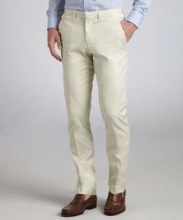 Report Collection stone stretch cotton twill straight leg pants