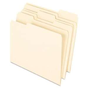   File Folder, 1/3 Cut Top Tab, Letter, Manila, 100/Box Electronics