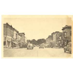  1950s Vintage Postcard   Chestnut Street   Mason City 