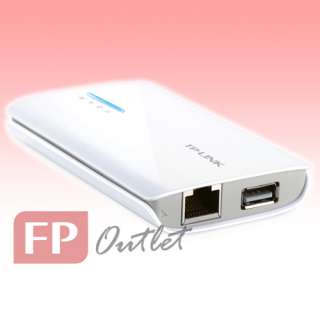 TP Link Portable Li Ion Battery3G USB Modem Internet Wireless N Router 