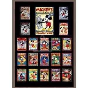  (24x36) Walt Disney Mickey Mouses Greatest Moments Art 
