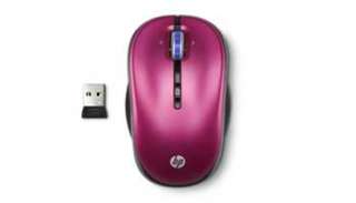  HP 2.4 GHz Wireless Optical Mobile Mouse   Luminous Rose 