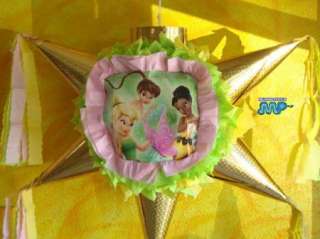 Pinata Princess Fairy Tinkerbell Star Shape Holds Candy  