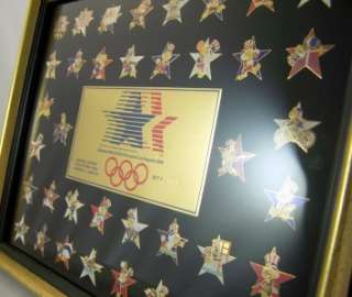 Limited Edition 1984 Olympic Games Rare Boxed Pin Set  