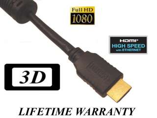   Hdmi 1.4 Cable for Samsung Plasma 600Hz HDTV 1080p *Lifetime Warranty