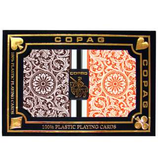 COPAG 100% Plastic Playing Cards 1546 O/B Poker Jumbo  