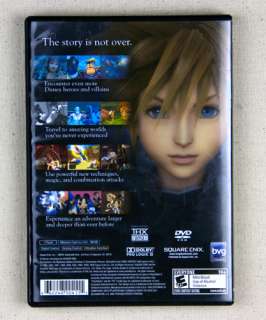 Kingdom Hearts II (Sony PlayStation 2, 2006) (Black Label)  