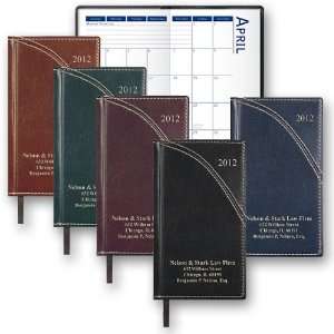  Custom Printed Torino Monthly Pocket Calendar with Leather 