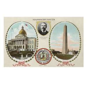  Massachusetts, Monuments, Governor Premium Giclee Poster 