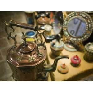 Moroccan Teapot Souvenirs, Maadid, Ziz Valley, Morocco Photographic 