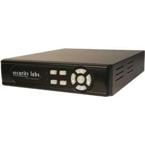 New SECURITY LABS SLD245 4 CHANNEL 160 GB MULTIPLEXED DVR WITH MOTION 