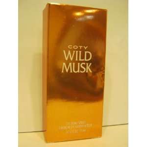  Coty Wild Musk Cologne Spray .375 Fl Oz Beauty