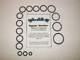 Spyder Shutter O ring Oring Kit Paintball Marker 4 kits  