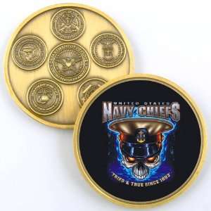  NAVY CHIEFS PHOTO CHALLENGE COIN YP666 