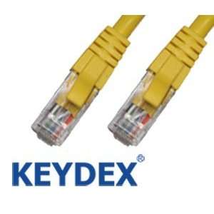    KEYDEX 150ft CAT5E Network Lan Ethernet Cable   Yellow Electronics