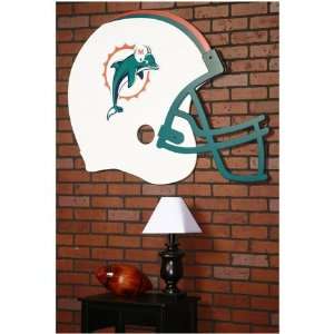  Miami Dolphins 3D Football Helmet Art