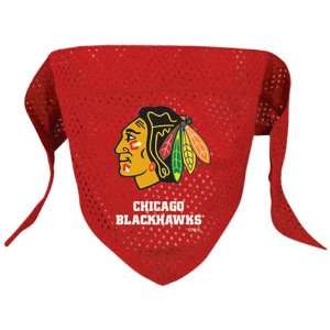   Blackhawks dog pet M/L bandana scarf 22 necks NHL