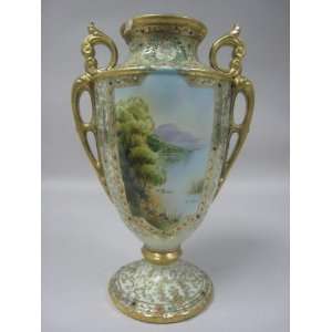  11 1/2 Nippon Bolted Vase