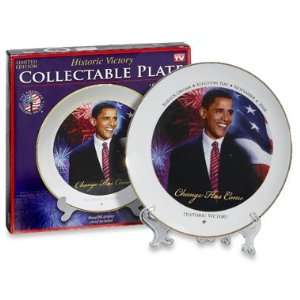  Barack Obama Collectors Plate ~ 8 ~ Change Has Come in 