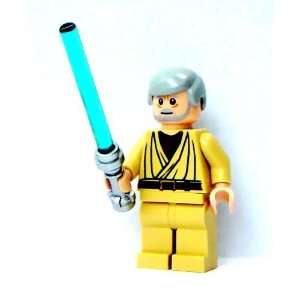  Obi Wan Kenobi (Old Ben) w/ White Pupils & Lightsaber Lego 