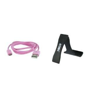  EMPIRE Nokia Lumia 900 3 1/2 USB Data Cable (Pink) + Mini 