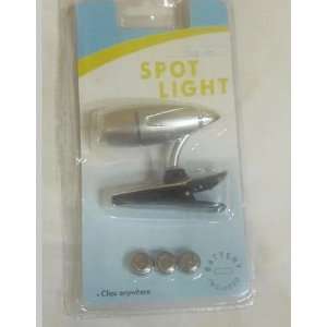  Clip on Small Spot Light Clips Anywhere Battery Included 