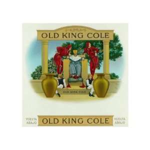  Old King Cole Brand Cigar Outer Box Label Giclee Poster 