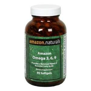  A to Z Naturals Omega 3, 6, 9, Softgels, 90 softgels 