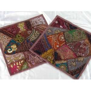   INDIAN DECORATIVE ACCENT BED THROW PILLOWS CUSHIONS