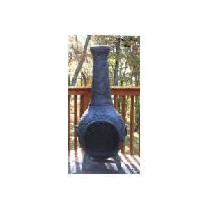  Outdoor Fireplace   Blue Rooster ALCH012 AG   Rose Chiminea Outdoor 