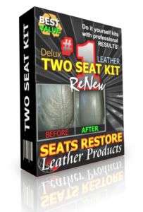 Two Seat Leather Color Renew Kit for All Car Models  