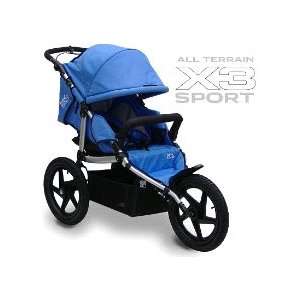  Tike Tech All Terrain X3 Sport PACIFIC BLUE Child Stroller Baby