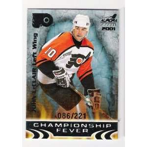 com JOHN LECLAIR 2000 01 Pacific Aurora Championship Fever #18 SILVER 