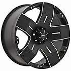 16 inch Ballistic Hyjak black wheels rims 5x5 5x127