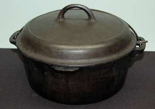   Cast Iron Tite Top Dutch Oven No 8 with Self Basting Lid 12 D  