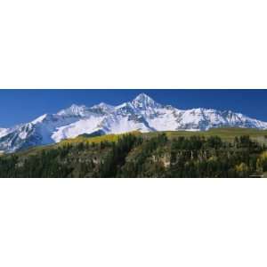 Snowcapped Mountains on a Landscape, Blanca Peak, Mt. Lindsey, San 