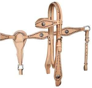 Saddle Show Headstall Breastplate/Rein Showman Tack Set  