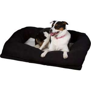  Lucky Dog Comfy Plush Black Pet Pillow Bed