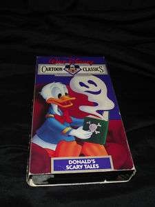 Disney VHS Donalds Scary Tales Gorilla Pimples Lucky 717951030030 
