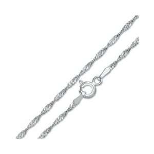   030 Gauge Singapore Chain Necklace   13 SS BABY JEWELRY Jewelry