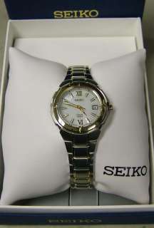 Seiko Womens Solar SUT022 Watch $250 New  