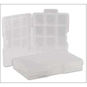  Clear Plastic Storage Box   Bead Container Locking Case 