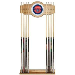  Atlanta Hawks Pool Cue Rack With Mirror