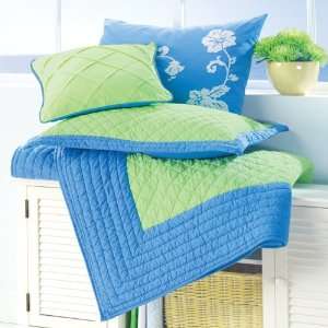   Pstch/pool Island Brights Pillow Sham Quilted   King