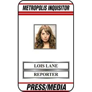  Lois Lane Press Pass Metropolis Inquisitor Office 