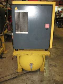   ROTARY SCREW AIR COMPRESSOR 10 HP W/ KRD025 AIR DRYER & TANK 31 CFM