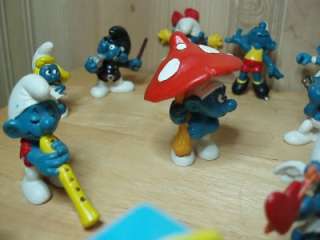 Large Lot of Vintage Smurf Figures/Characters  