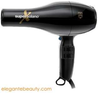 Super Solano Extreme Hair Dryer 232x Italy Salon Black  