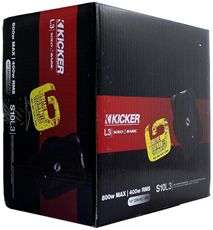 KICKER S10L3 4 10 SOLOBARIC SUBWOOFER+SEALED ENCLOSURE  