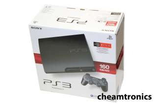 NEW   Sony Playstation 3 Slim 160GB   Factory Sealed   CECH 3001A 